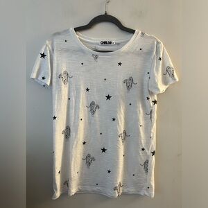 CHRLDR Cheerleader Tiger Print Tee